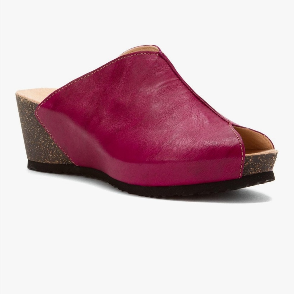 Rare Think! Zilli Damen Kombi Clog/Mule Fuschia pink sz 38